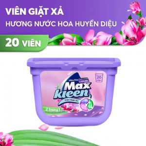 Hộp Viên Giặt Xả MaxKleen Hương Nước Hoa Huyền Diệu 20 Viên