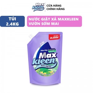 Túi Nước Giặt Xả MaxKleen Hương Vườn Sớm Mai 2,4kg