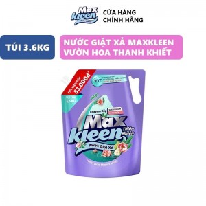 Túi Nước Giặt Xả MaxKleen Thiên Nhiên Vườn hoa thanh khiết 3.6kg