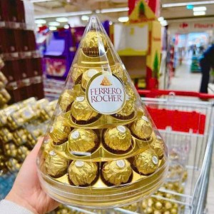 Socola Ferrero Rocher Dạng Tháp 5 Tầng 28 Viên Hộp 350g